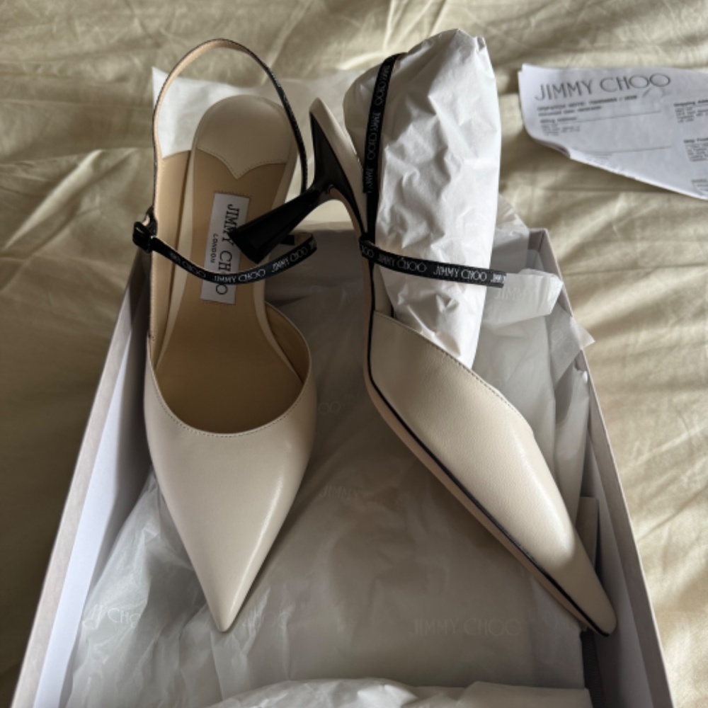 Jimmy Choo Ray 65 Pumps Latte Size 39 8.5